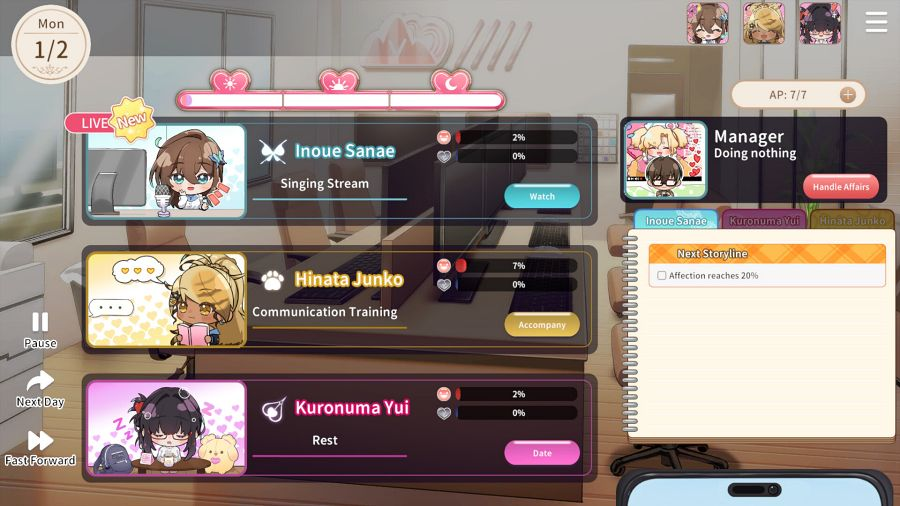 V-LOVER! QUẢN LÝ 3 CÔ VTUBER XINH ĐẸP — ảnh giới thiệu 8
